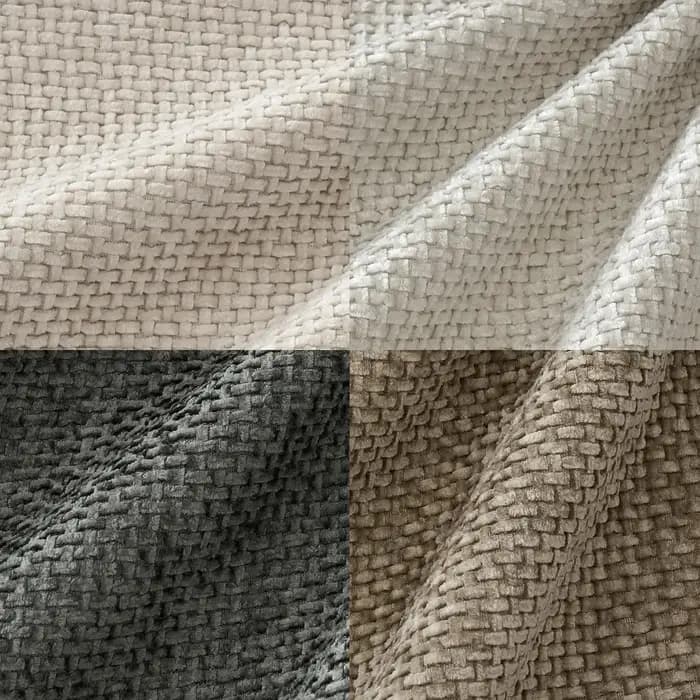Housses de coussin décoratives en chenille douce neutres 18x18 pouces pour canapé