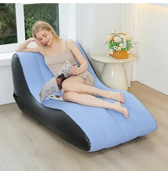 Chaise longue gonflable