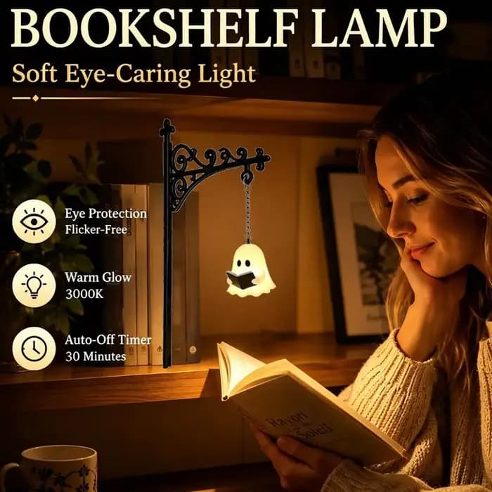 Lanterne de bibliothèque décorative, éclairage de bibliothèque rétro, lampe de bibliothèque multifonctionnelle, veilleuse LED chaude, ornement
