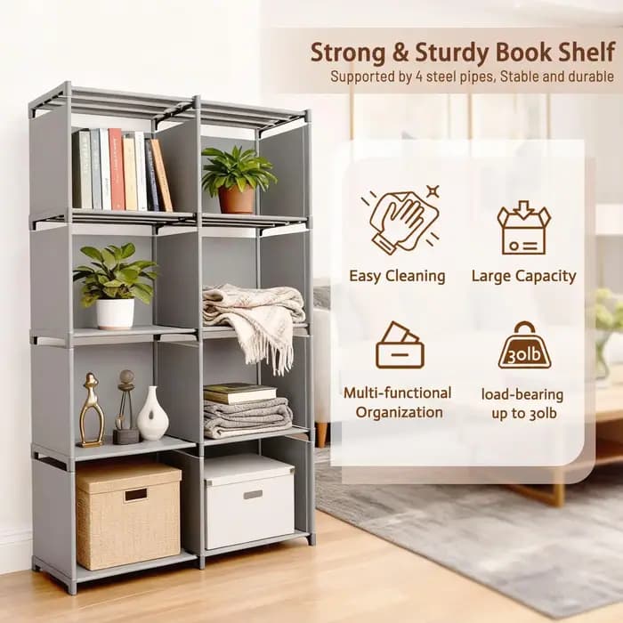 Étagères de rangement pour livres