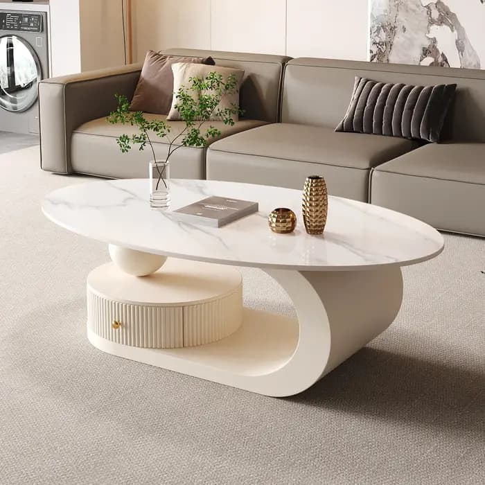 Table basse de sol d'affichage multifonction