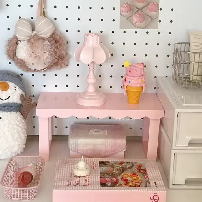 Étagère de rangement simple en bois pour la maison