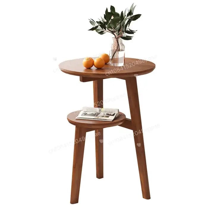 Table basse ronde pour salon, table d'appoint pour mahjong, petite table à thé, table ronde pour balcon d'appartement.