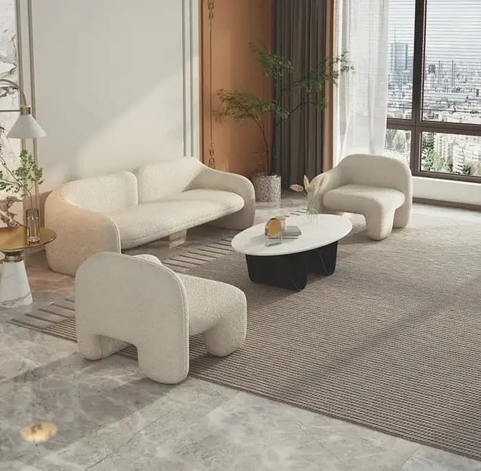 *-2025 Canapé de salon moderne de luxe de style nordique