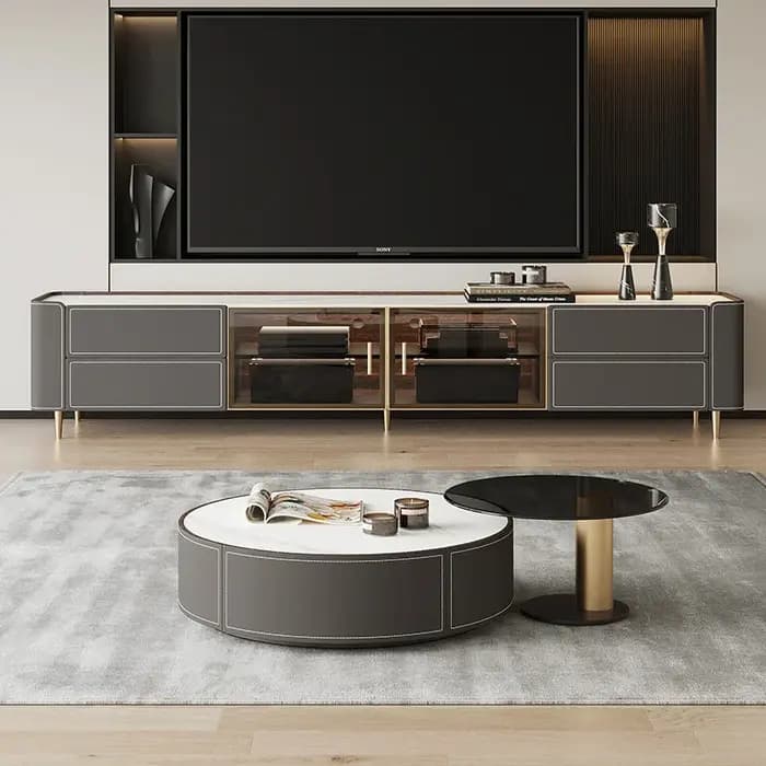 Meuble TV de rangement et de rangement pour accessoires