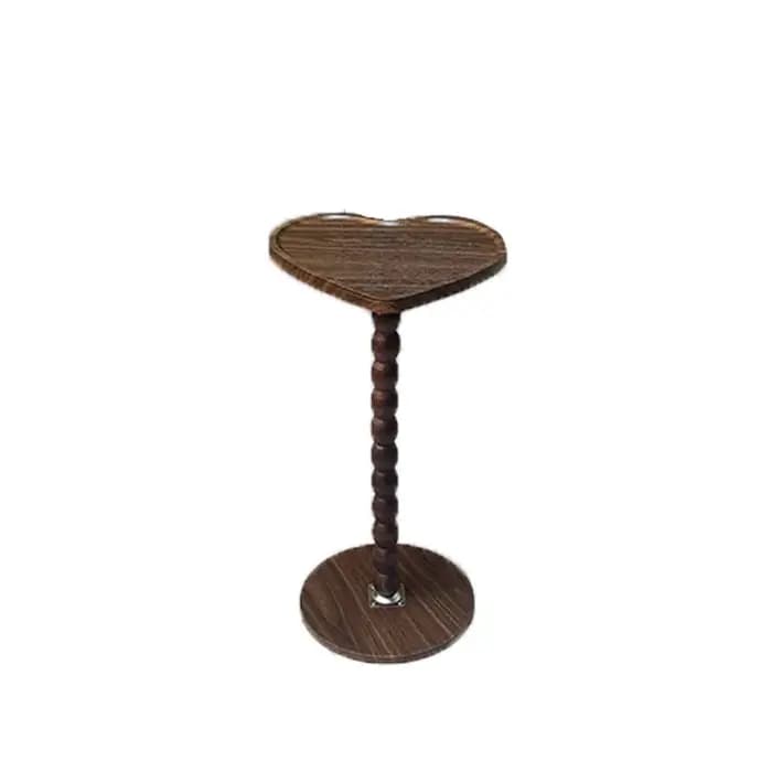 Table d'appoint en forme de cœur, petite table à boissons pour petits espaces, table de chevet moder