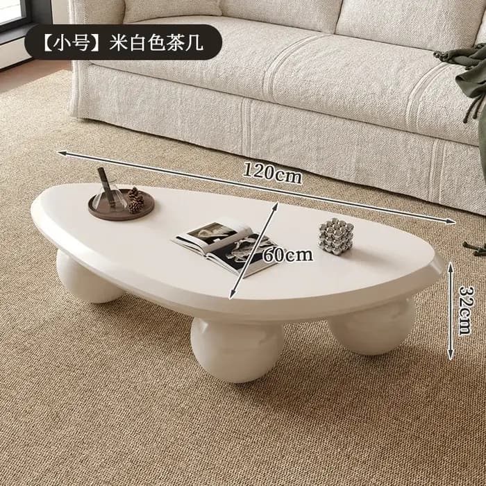 Table basse de luxe Simple, Design Noedic, Table basse irrégulière de qualité supérieure, esthétique
