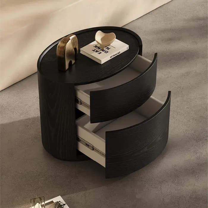 Tables de chevet simples et élégantes avec tiroirs de rangement