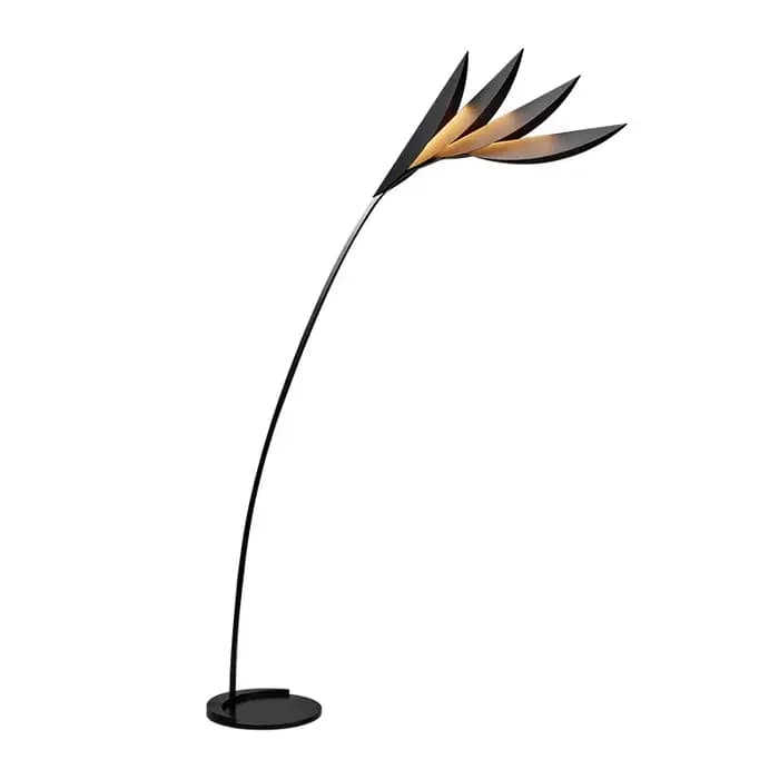 Lampe autoportante en forme de cuir chevelu flamant rose