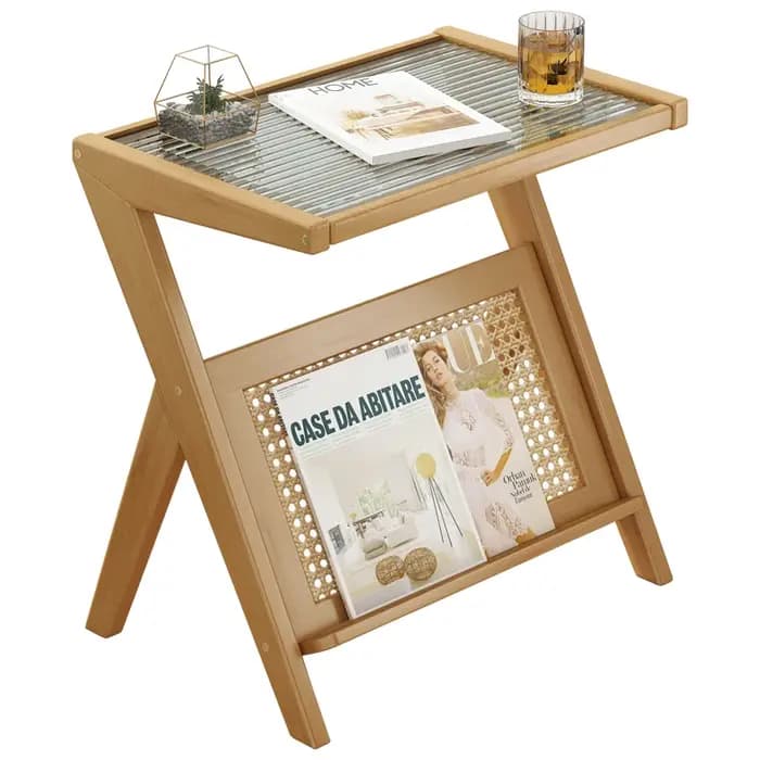 Table d'appoint en forme de Z