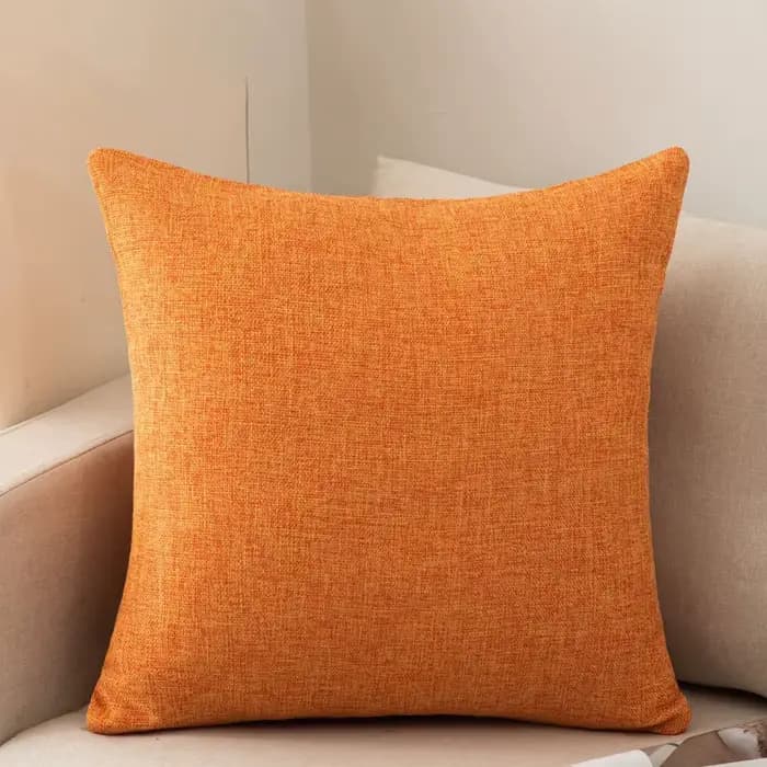 Coussin canapé coussin couleur salon moderne simple housse de coussin (sans noyau)