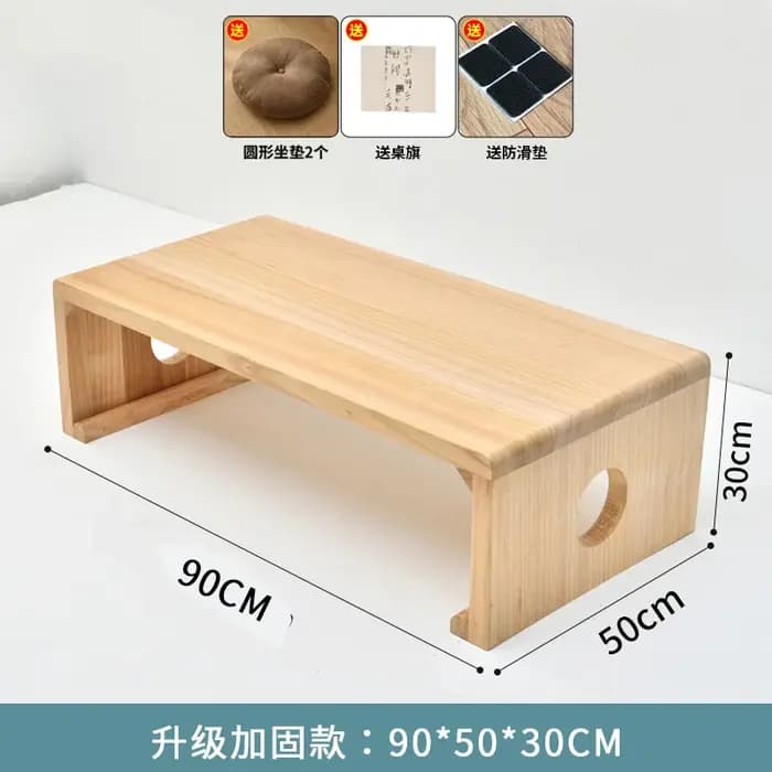 Table à thé en bois massif