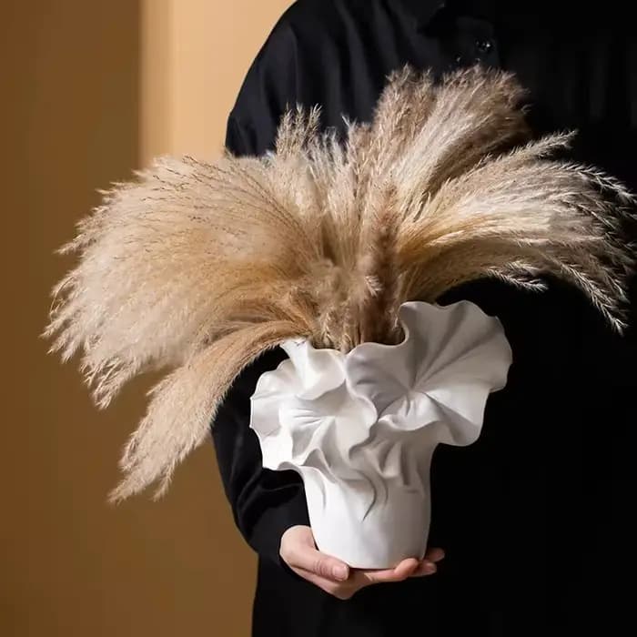CAPIRON – Vase Chic mat pour herbe de Pampas séchée