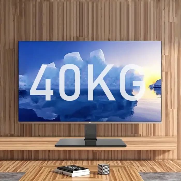 Meuble TV pivotant universel réglable en hauteur pour 32 ''-55'' LCD/LED support TV en fer pour téléviseurs VESA:600x400mm max 40KG