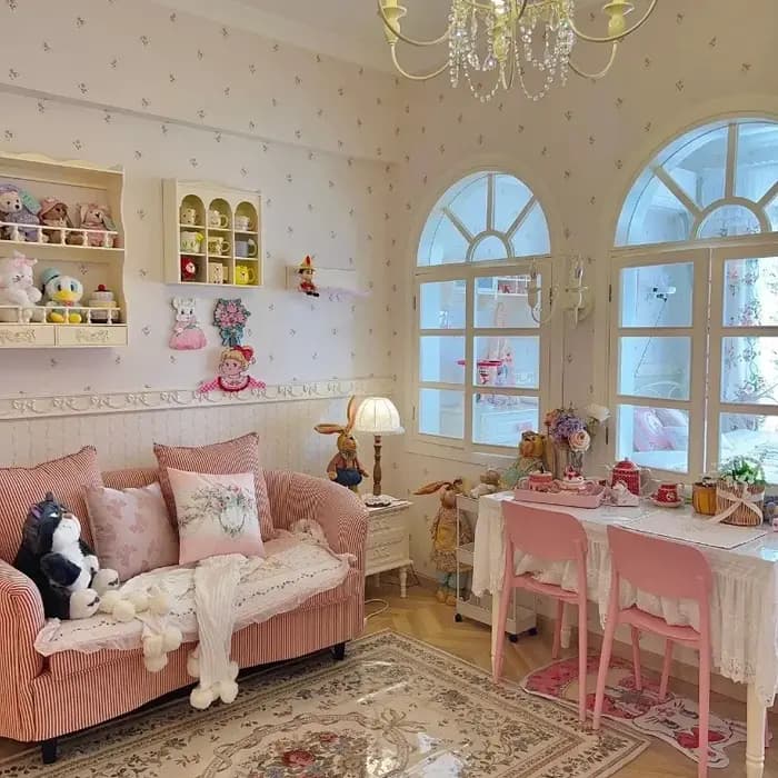 Sol Double Salon canapés accoudoir confortable Design romantique canapé luxe bouffée Meuble
