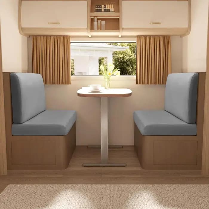 Housses de coussin de dinette de camping-car en velours