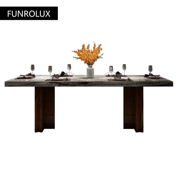 Table à Manger en Marbre Naturel