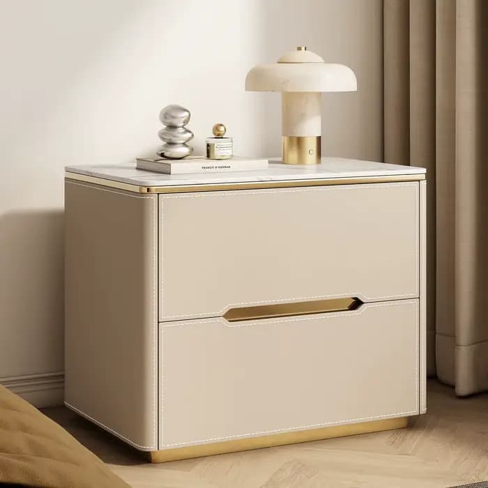 Table de Chevet Luxe Léger, Esthétique Délicate, Style Nordique Moderne, Tendance, pour Chambre à Co