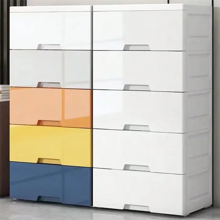 Armoire de rangement en plastique épaissi style tiroir pour vêtements de bébé nourrisson et enfant g