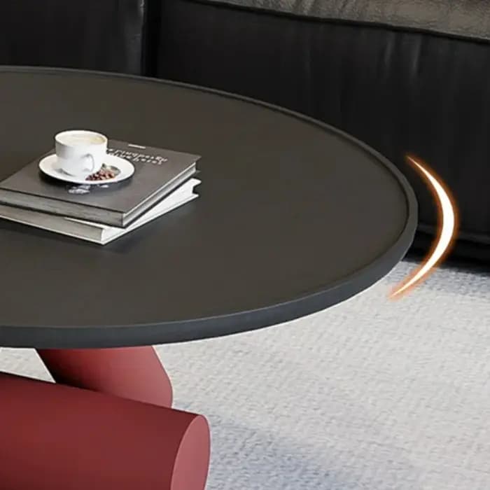 Petites tables basses rondes bon marché, ensembles de tables basses compactes, tables d'appoint d'angle, meubles Stolik Kawowy pour le salon