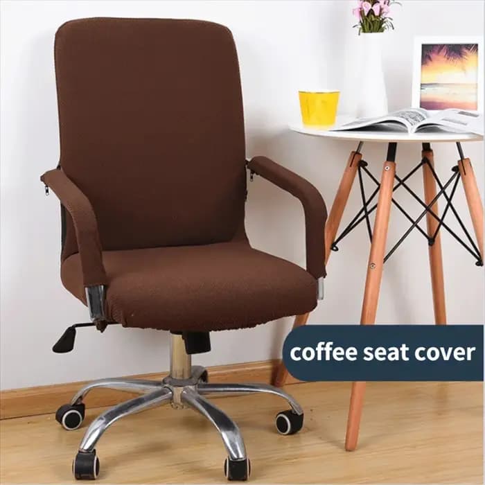 Housses de siège accoudoir tissu tabouret couverture bureau ordinateur chaise Internet café rotatif joint élastique
