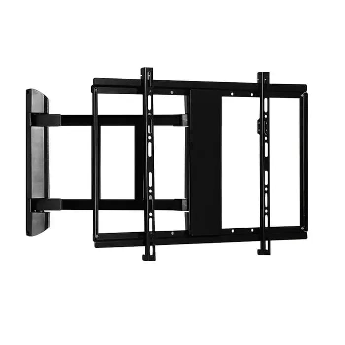 Support TV télescopique rotatif, télécommande intelligente, support mural pliant ultra-fin 60/75/80/