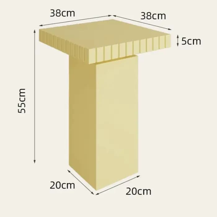 Petite table basse rose