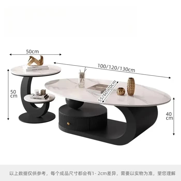 Table basse de sol d'affichage multifonction