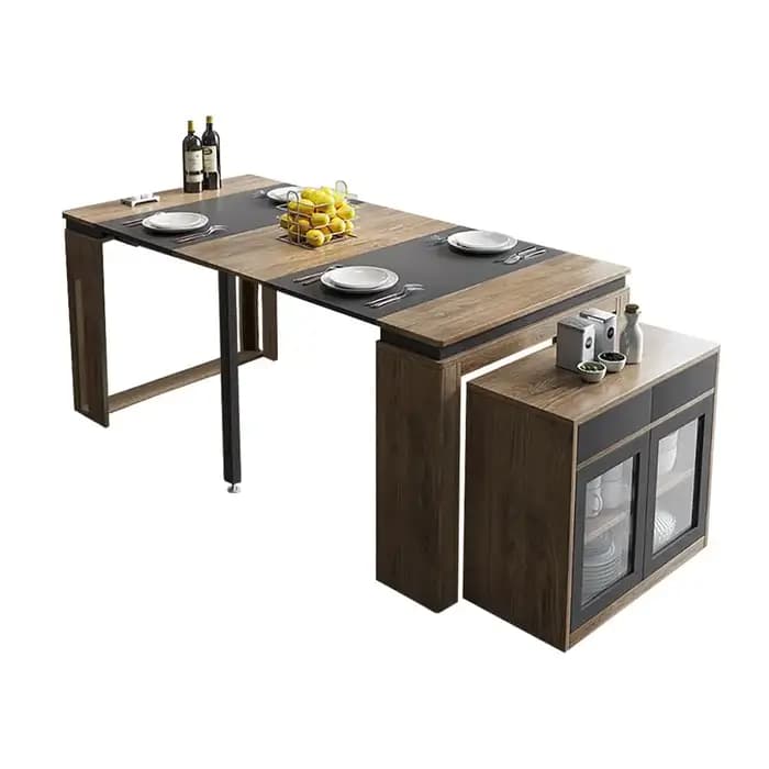 Table à manger extensible multifonctionnelle