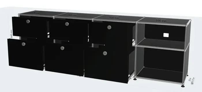Module d'équilibre modulaire bricolage meubles étagère de rangement buffet taille personnalisée armo