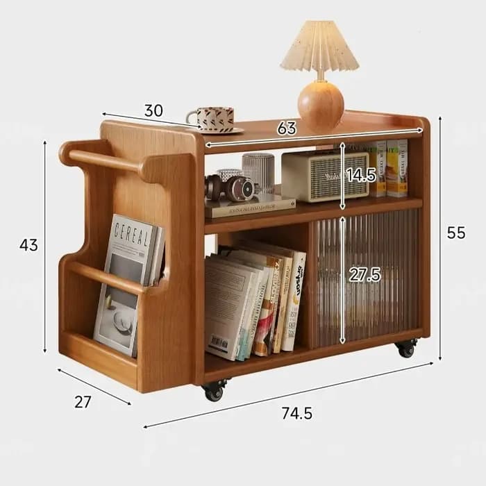 Table d'appoint compacte pour salon