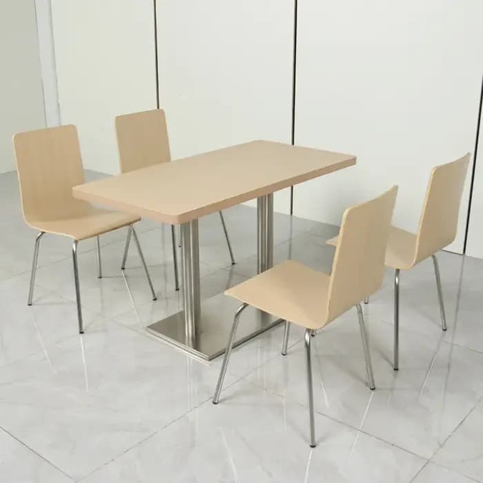 Ekintop moderne minimaliste Rectangle école bibliothèque salle de lecture meubles Restaurant cantine