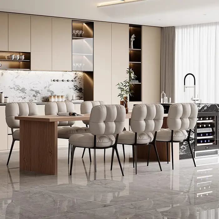 Chaises de salle à manger de luxe modernes et élégantes