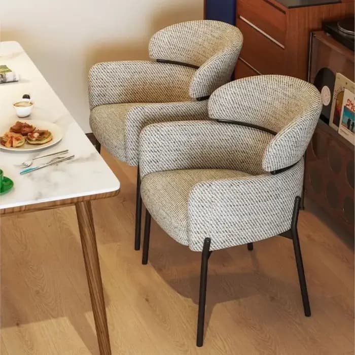 Chaise de salle à manger minimaliste italienne