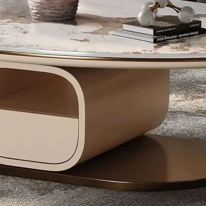 Table basse design tendance avec rangement