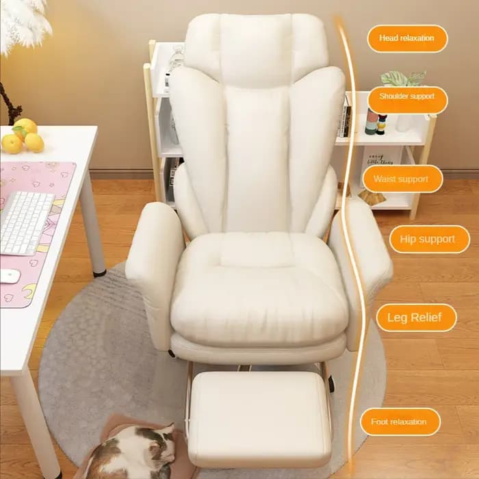 Chaise de canapé ergonomique confortable avec dossier unique