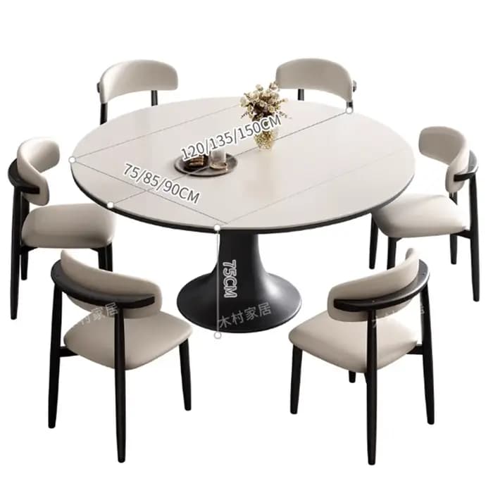 Table à manger extensible en bois