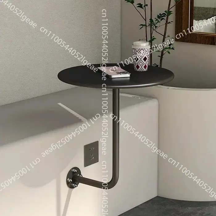 Petite table ronde murale