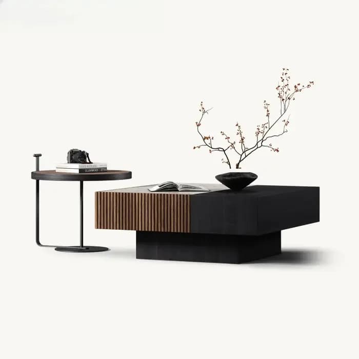 Table basse de salon moderne de style nordique pour hôtel