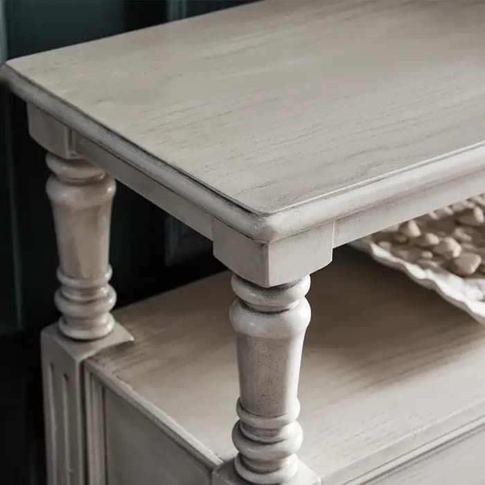 Table Console Glam américaine avec rangement