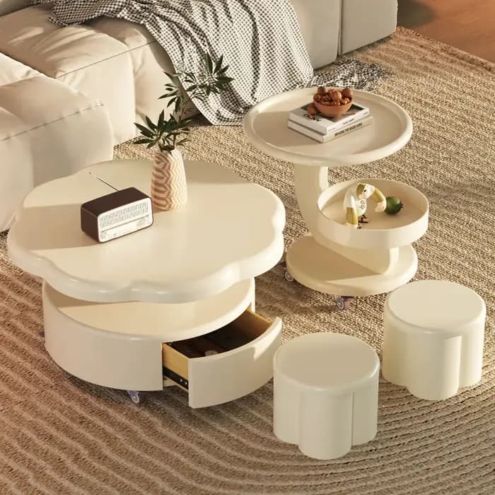 Table basse moderne pour canapé