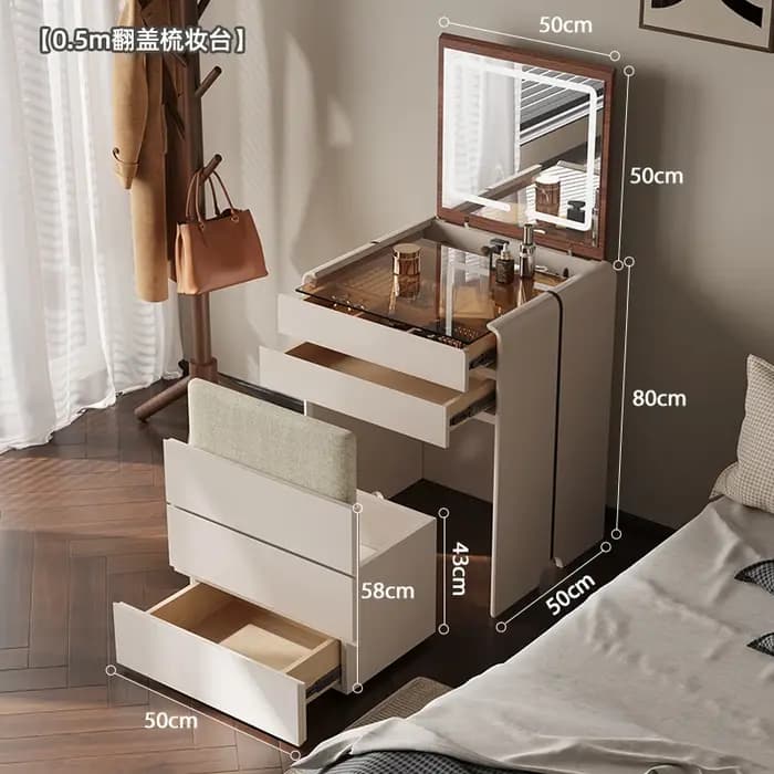 Coiffeuse chambre Design minimaliste nouveau Mini Table de chevet rangement élégant