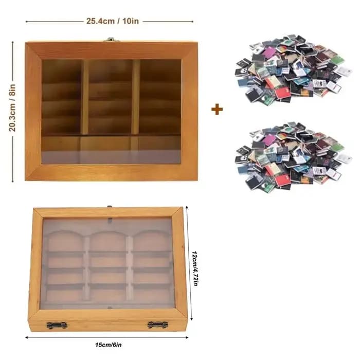 Décoration d'étagère : Mini-étagère sensorielle en bois faite à la main pour la maison et le bureau