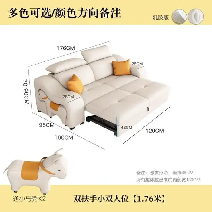 Canapé de sol extensible pour adultes, accoudoir confortable, canapé de relaxation, salon nordique,