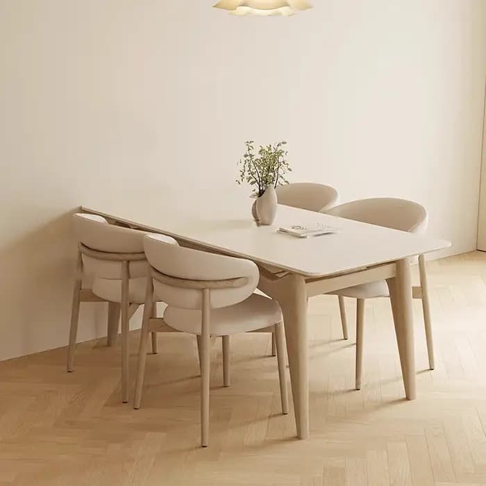 Tables à manger longues extensibles avec chaises Design