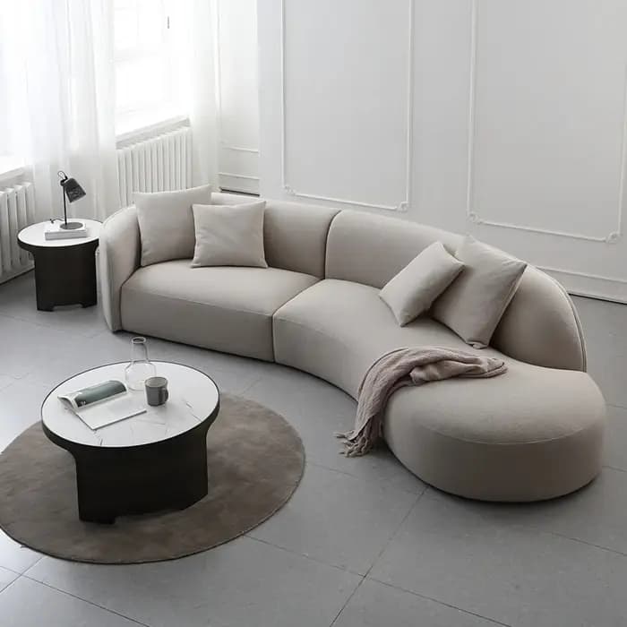 Canapé deux places de luxe de style nordique