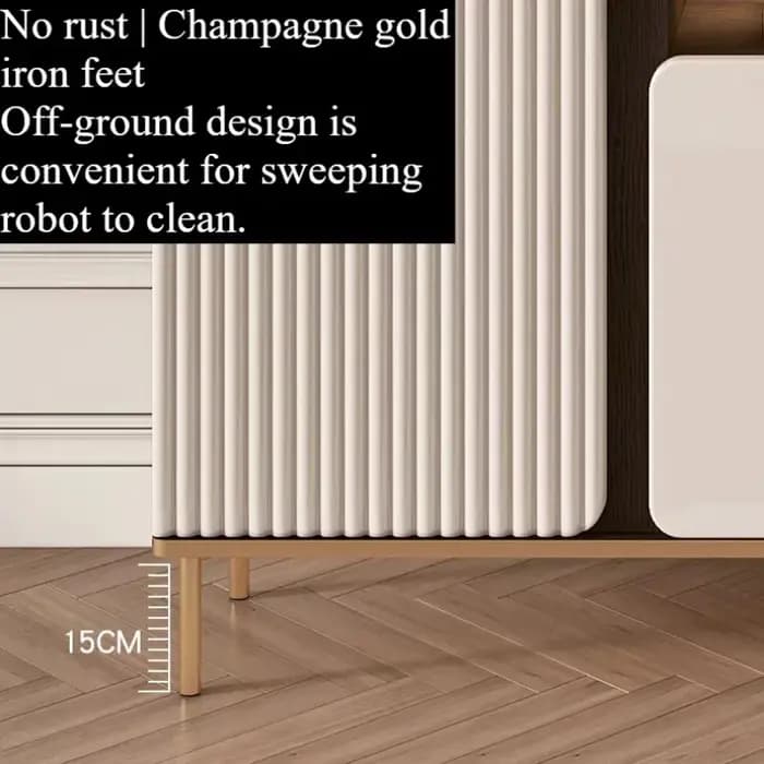 Meuble TV de rangement nordique de luxe