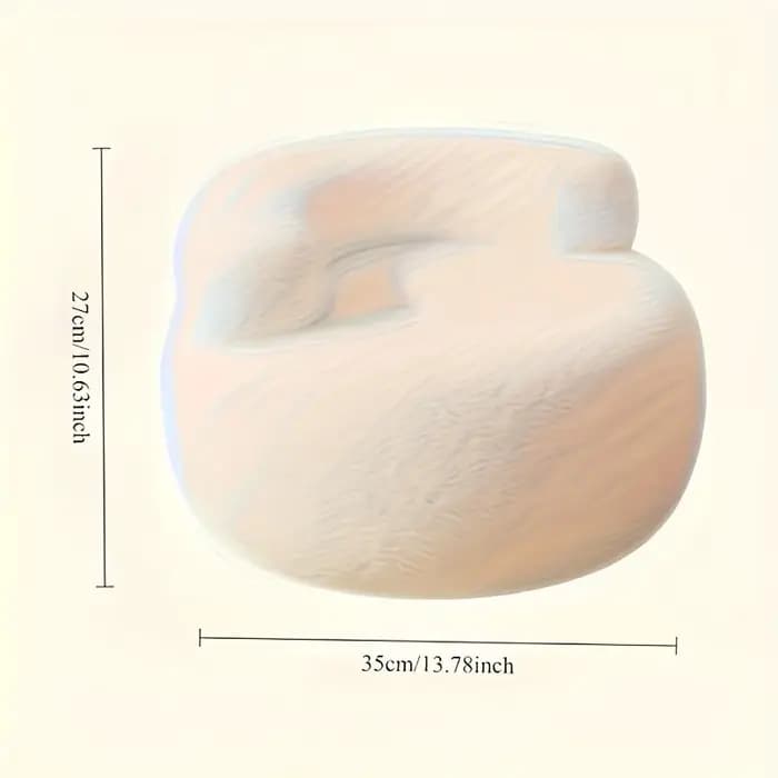 Canapé rond avec rangement – Chaise et tabouret double fonction peu encombrant, siège coussin doux e