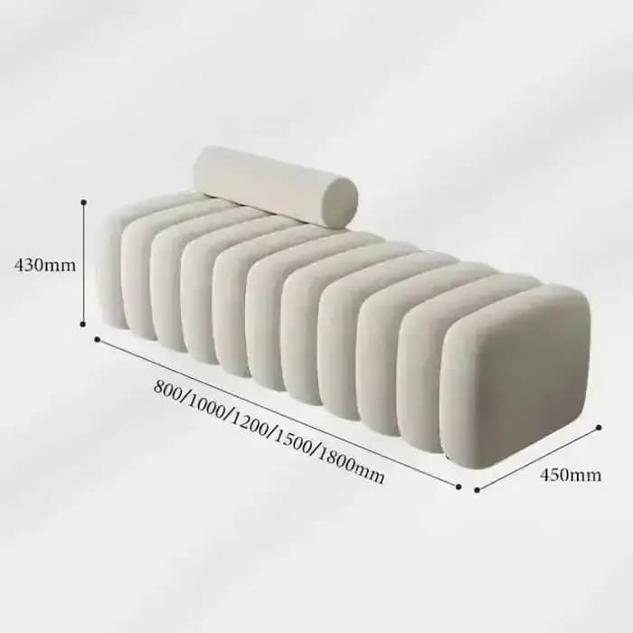 Banc de luxe pour salon, tabouret de rangement pour chaussures, meuble de passage, banc de bout de l