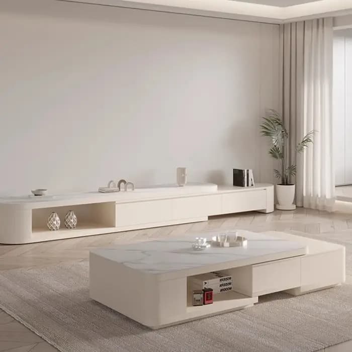 Tables basses extensibles nordiques en bois Design De luxe